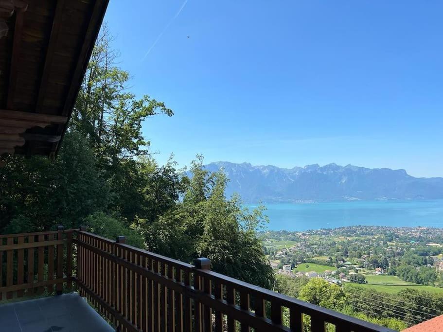 Swiss Chalet - Mountain And Lake View Blonay Extérieur photo